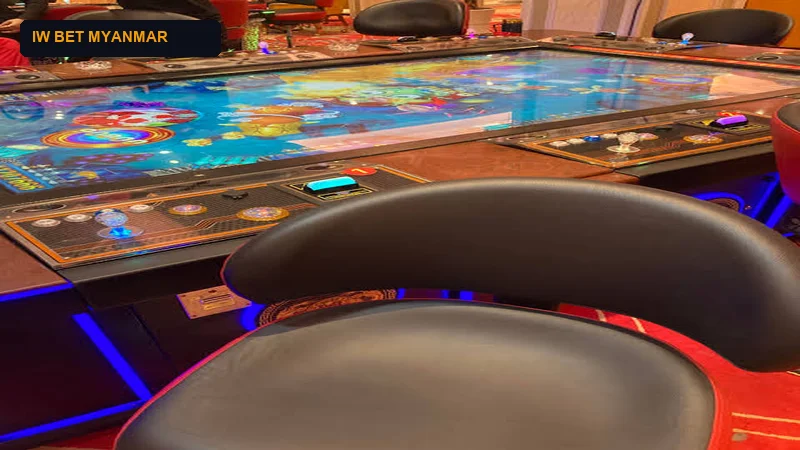 Arcade Fishing Game Ocean Battlefield and Power Laser Cannons