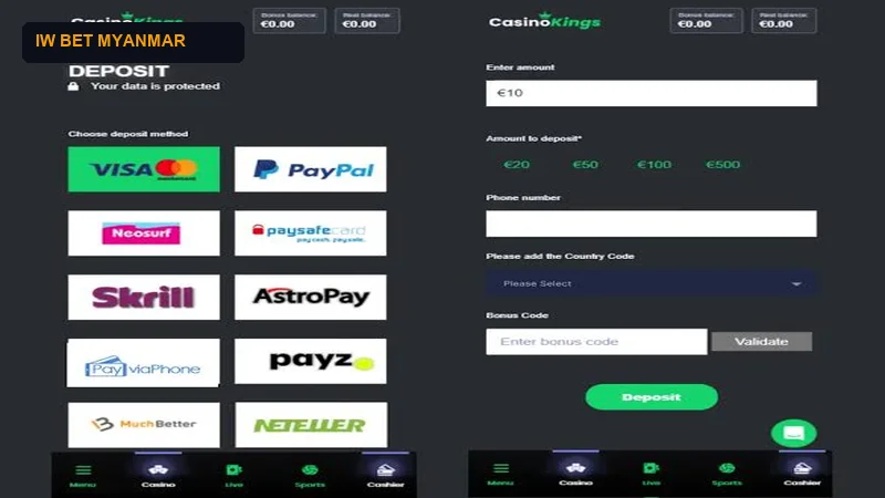 KBZPay Mobile App QR Code Scan for Instant Casino Deposit